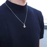 Anhänger, 585 Gelbgold, Anker
