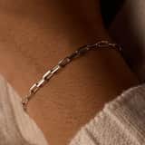 Armband aus 925 Silber, Closed-Forever, 3 mm