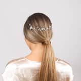 Plated haarsieraad met parel voor dames