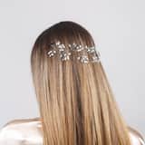 Haarschmuck mit Strass und Glasperlen