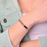 Stainless steel armband stainless steel/gold