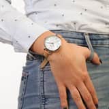 Regal DA schmales PU-Armband, sandfarben