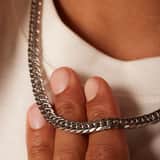 Stainless steel herenketting