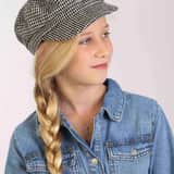Kinderhalskette, 925 Silber, Delfin, Aqua-Kristall