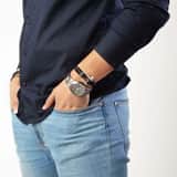 PU HE Solar zweifarb. Titan-Armband GR 100 m WR