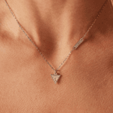 Guess stainless steel ketting met triangel hanger voor dames