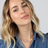Gerecycled zilveren ketting gedraaid voor dames
