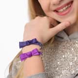 Elastisches Kinderarmband in Blau mit Sternanhänger