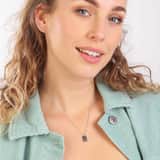 Zilveren hanger tag Mix&Match ketting/armband