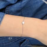 Zilveren armband Hamsa