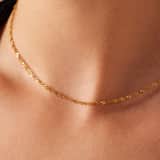 Myla stainless steel goldplated ketting voor dames