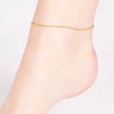 Gerecycleerd stainless steel goldplated enkelband spiga