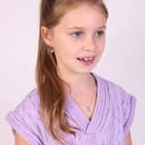 Zilveren kinderketting met hart light rose kristal