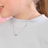 Zilveren ketting star
