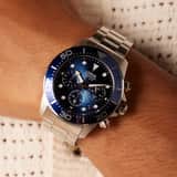 Lorus Chronograf-Armbanduhr, blau, 100 m WD, RT343JX9