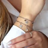 Anhänger, 925 Silber, Schloss, Mix & Match