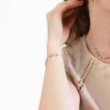 Armband, Edelstahl, mit grünem Labradorit