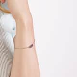Armband, Edelstahl, mit Amethyst