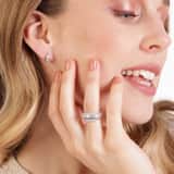 Ring, 925 Silber, dekorativ bearbeitet, Krokodilmuster