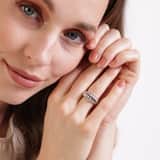 Ring, 925 Silber, dekorativ bearbeitet