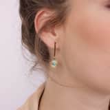 Stainless steel goldplated oorringen voor dames