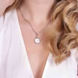 Stainless steel ketting ronde hanger