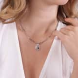 Stainless steel ketting ovale hanger