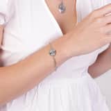 Stainless steel armband met hanger