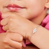 Kinderarmband, 925 Silber, Surinam-Teppichklopfer