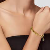 Stainless steel goldplated fantasiearmband voor dames