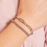 Gerecycled stainless steel armband ariane