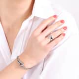 Gerecycled stainless steel armband capucine
