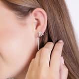 Ohrstecker, 925 Silber, Zirkonia