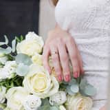 Bicolor-Trauring für Damen, 375 Gold, 4 mm, Rosa TW 455