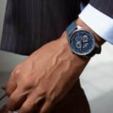 Marlow Miller Chronograf Armbanduhr mit Lederarmband