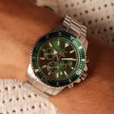 Marlow Miller Heren Horloge Chronograaf Zilverkleurig