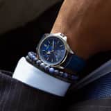 Marlow Miller Chronograf Armbanduhr mit Lederarmband