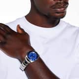 Marlow Miller Heren Horloge Zilverkleurig