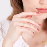 Zilveren goldplated ring voor dames