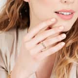 Zilveren goldplated ring voor dames