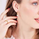 Zilveren goldplated ring met zirkonia