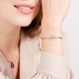 Stainless steel armband met open infinity