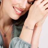 Stainless steel armband met letter - I