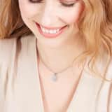 Stainless steel ketting met Hamsa
