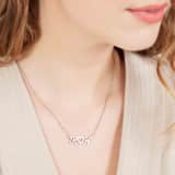 Gerecycled zilveren platina ketting