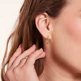 9 karaat oorringen twist 13mm voor dames