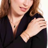 9K armband paperclip en jasseron schakel 3,3mm