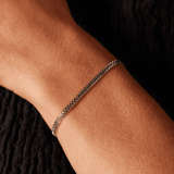 Gerecycled zilveren armband fantasie
