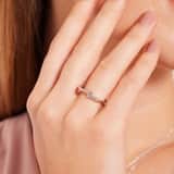Zilveren ring bliksem