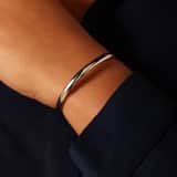 Zilveren bangle 5mm